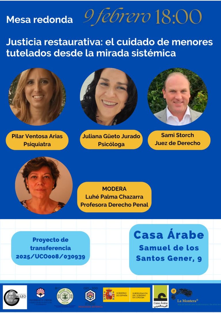 Enfoque Sistémico y Justicia Restaurativa: Expertos Internacionales Dialogan en Córdoba Sobre la Protección de Menores