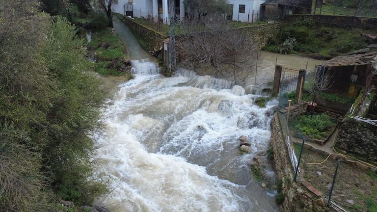 Las borrascas dejan 323 litros en Alpandeire, la cifra más alta de la provincia de Málaga