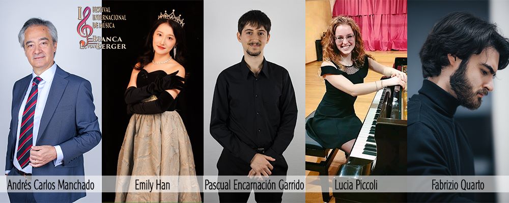 Interpretes del festival internacional de musica