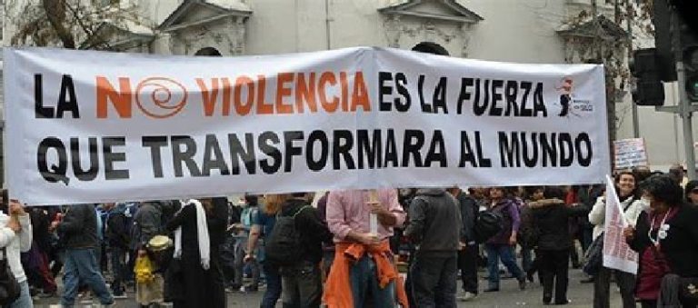 La noviolencia activa ante la guerra y el porvenir de la humanidad