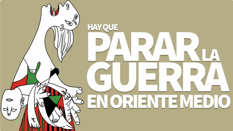 Parar la guerra: España se moviliza por la paz y contra la guerra en oriente medio Parar la guerra