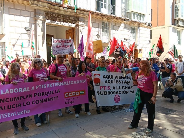 Nuevas jornadas de huelga del personal Técnico de Integración Social (PTIS) de los colegios públicos de la provincia de Málaga