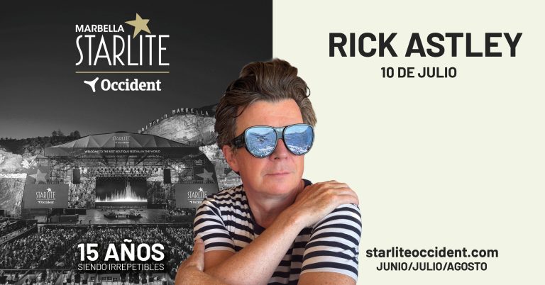 Rick Astley aterriza en Marbella con una noche cargada de nostalgia y nuevos himnos pop