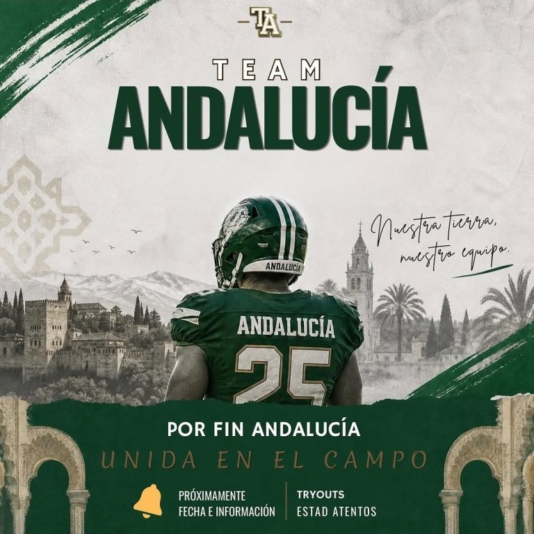 Team Andalucía: el proyecto que quiere poner al fútbol americano andaluz donde merece