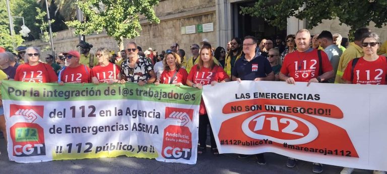 La licitación del 112 Andalucía queda desierta: CGT denuncia maniobras y exige la gestión pública del servicio